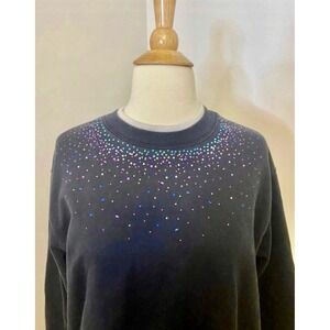 Sparkly‎ Bedazzled Casino Crewneck Sweatshirt